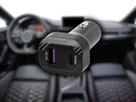 Fast car charger usb-c 30w and usb-a 15w for cigarette lighter socket