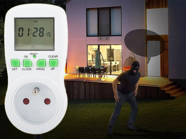 Programator czasowy wyłącznik włącznik cyfrowy lcd