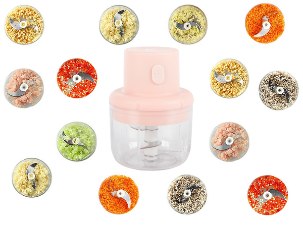 Electric garlic vegetable chopper