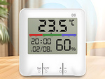 Termometer vremenska postaja notranji higrometer ura baterija lcd