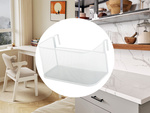 Cesto organizador metálico para barra cesto colgante estante cocina