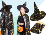 Disguise wizard costume halloween cape hat