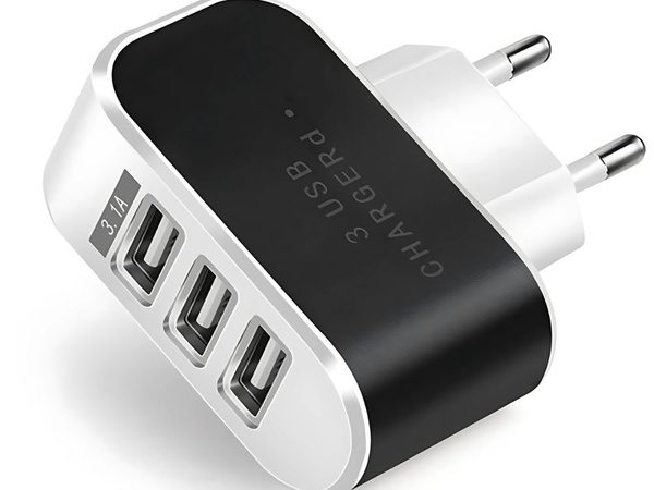 Ładowarka sieciowa szybka 5w 3 x usb quick charge 3.0 uniwersalna 3.1a