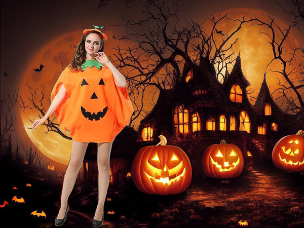 Kõrvitsa kostüüm maskeering halloween kostüüm kõrvits
