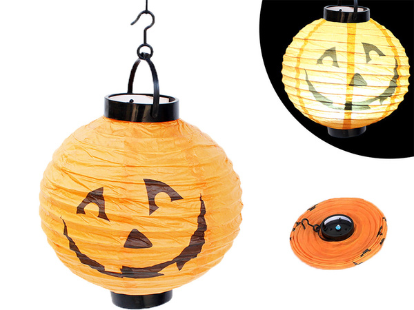 Latern kõrvits viinud helendav kaunistus halloween paber kaunistus