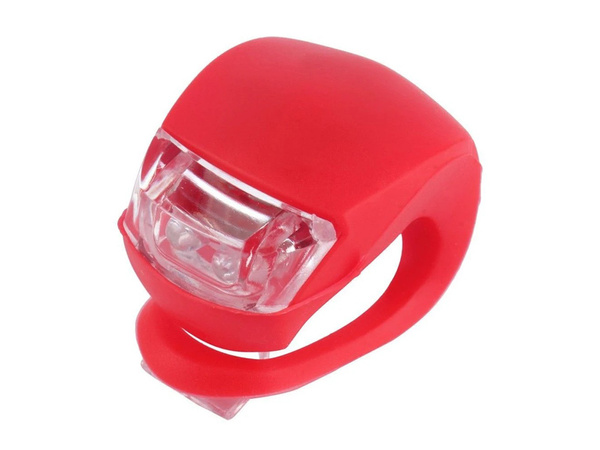 Bike light 2 led front light 2 gab silikona ūdens izturīgs