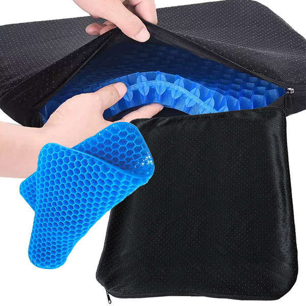 Orthopedic gel cushion for car seats