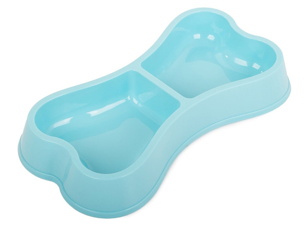 Plastic bowl for dog cat double 0.15l