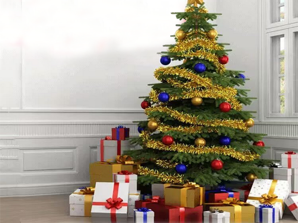 Золотая цепь christmas chandler 6 м