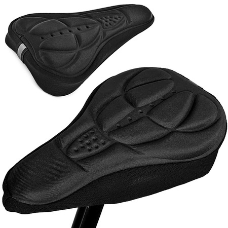 Bicycle saddle cover gel foam