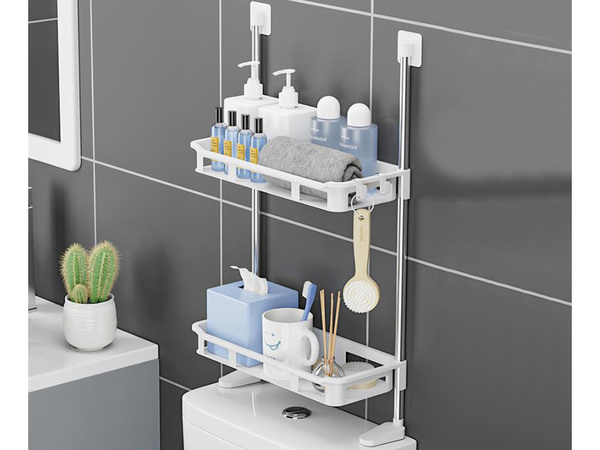 Badezimmerregal über toilettensitz freistehendes wc 2 ablagen regal toilette