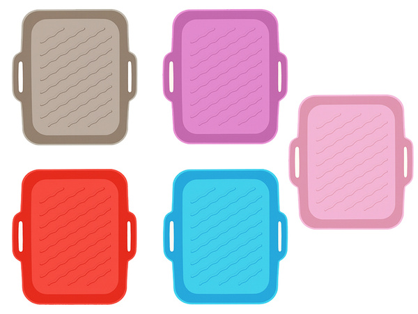 Silikonski vložek za airfryer frites fryer, model za peko brez olja