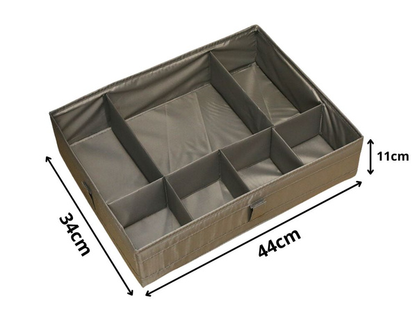 Organizator lenjerie de corp sertar șosete sertar separator insert gri