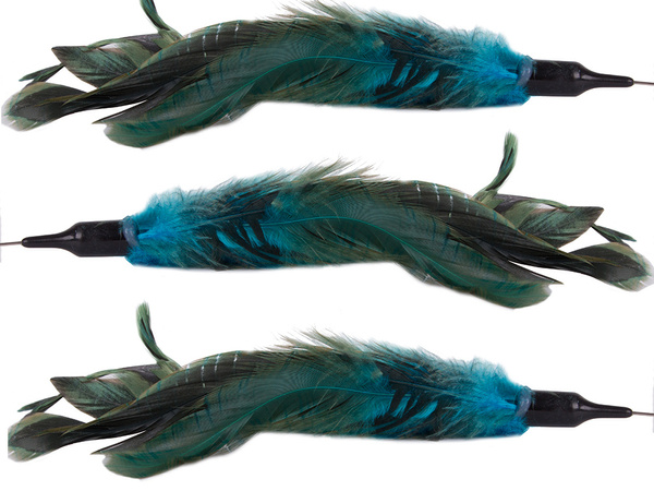 Cat toy fishing rod feather rattle play toy