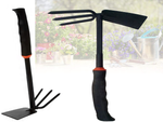 Garden hoe two-sided shovel claw rake hand digger for plants