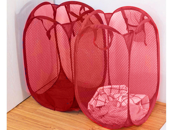 Cesto de ropa plegable para juguetes gran contenedor de almacenamiento asas