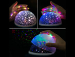 2in1 rotating starry night light