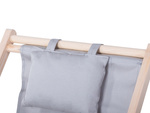 Wooden deckchair beach chairs folding garden cushion beach chair