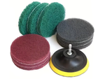 Set d'éponges de polissage pour brosses de forage tampons de nettoyage 23 el.