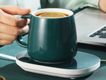 Calienta tazas te/café eléctrico 16w led panel estanco
