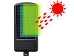 Lampe solaire 96 led avec capteur de mouvement crépusculaire