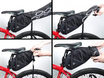 Bicycle bag under saddle waterproof pannier rear pouch