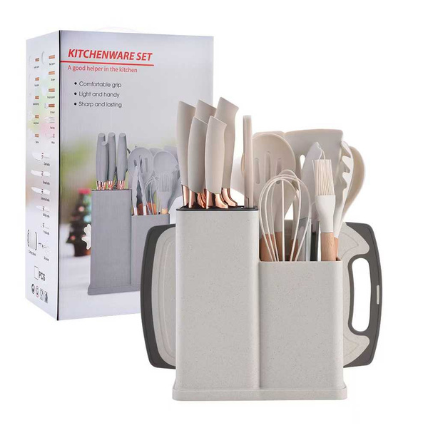 KITCHEN SET SILICONE 19 PCS (12)
