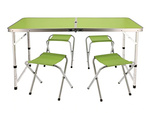Mesa plegable camping juego de mesa turistica con 4 sillas mesa de jardin
