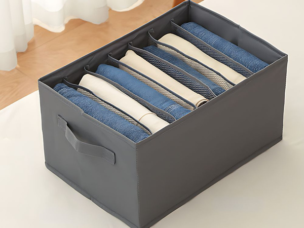 Drabužių organizatorius apatinių kelnių stalčius drabužių spinta kojinės pilkos spalvos