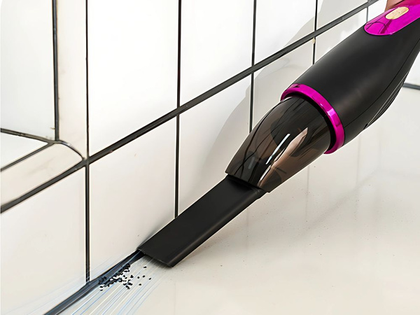 Aspirateur vertical sans fil sans sac puissant léger 100 w kit d'embouts