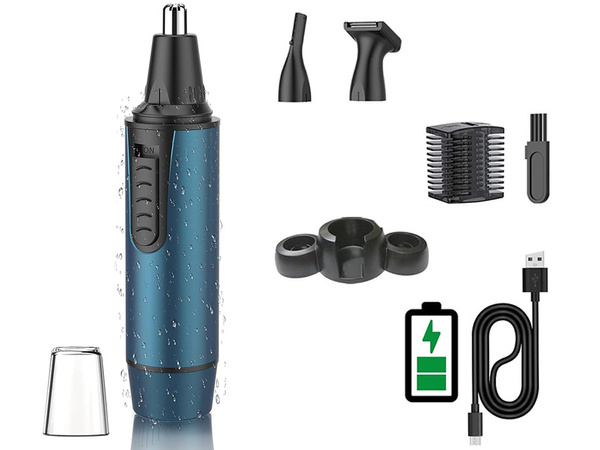 Zastřihovač ušních chloupků odstraňovač ušních chloupků holicí strojek na obočí 3v1