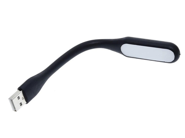 Silikonová flexibilní usb lampa pro notebook 6 vedla silná