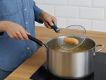 Cedzak spoon strainer ladle for frying dumplings frying spoon kitchen skimmer