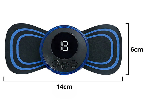 Elektrostimulators vēdera kakla muskuļiem mini ems massager 19 līmeņi