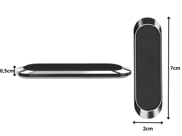 Magnetický držák telefonu do auta samolepicí silný 2x magnetický pásek
