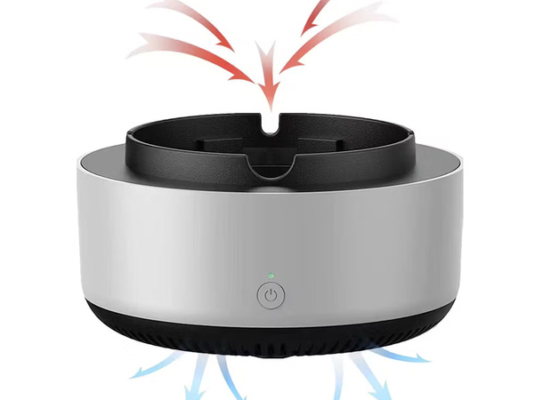Intelligent self-extinguishing car ashtray