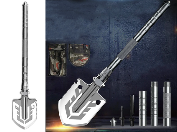 Pelle pliante étui militaire scie multifonctionnelle survie indispensable