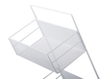 Metal organiser hanging shelf kitchen shelf bathroom hanger
