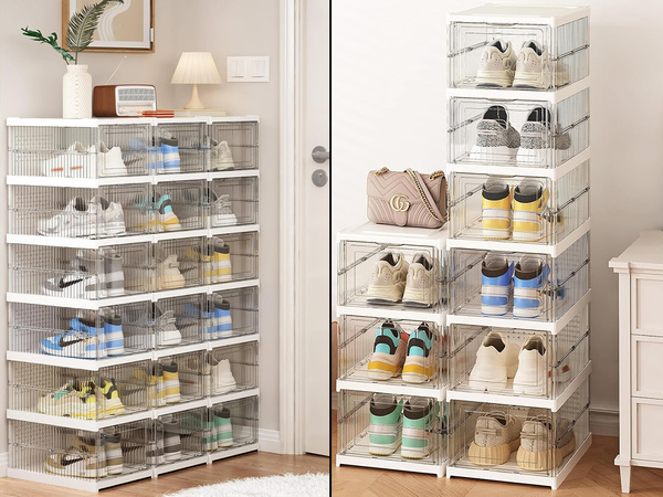 Cipőállvány cipő szervező szekrény szekrény állvány 5 szintes nagyméretű