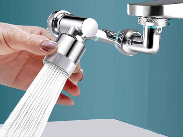 Faucet tap extension perlator chrome 1080°