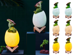 Veilleuse dinosaure oeuf de dino rgb led oeuf lumière pour enfants
