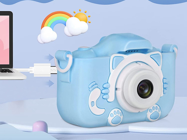 Digitální fotoaparát pro děti s hrami fotoaparát hry kočička