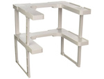 Bin organiser kitchen cupboard shelf