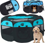 Collapsible dog pen pet bed cat cage large kennel lightweight