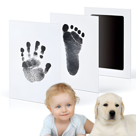 Set zum abdruck der hand und füsse des kindes sicherer tintenabdruck für säuglinge