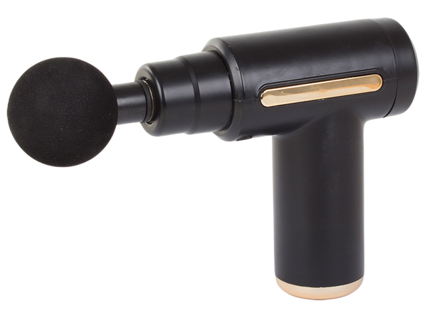 PISTOLET DO MASAŻU PLECÓW CIAŁA NÓG MASAŻER MOCNY MASSAGE GUN 4 KOŃCÓWKI