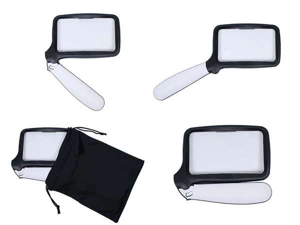 Lupa 3x con iluminación led