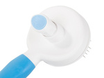 Self-cleaning hair brush for dogs cats