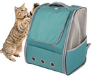 Sac de transport rucsac pisica câine mesh rucsac