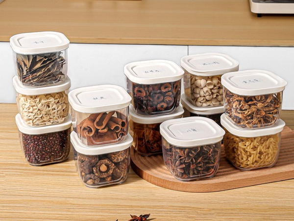 Контейнер для продуктов с крышкой герметичный органайзер для кухни 500 мл 0,5 л